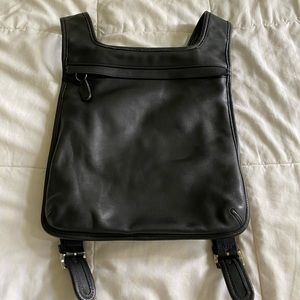 Rare vintage leather coach backpack